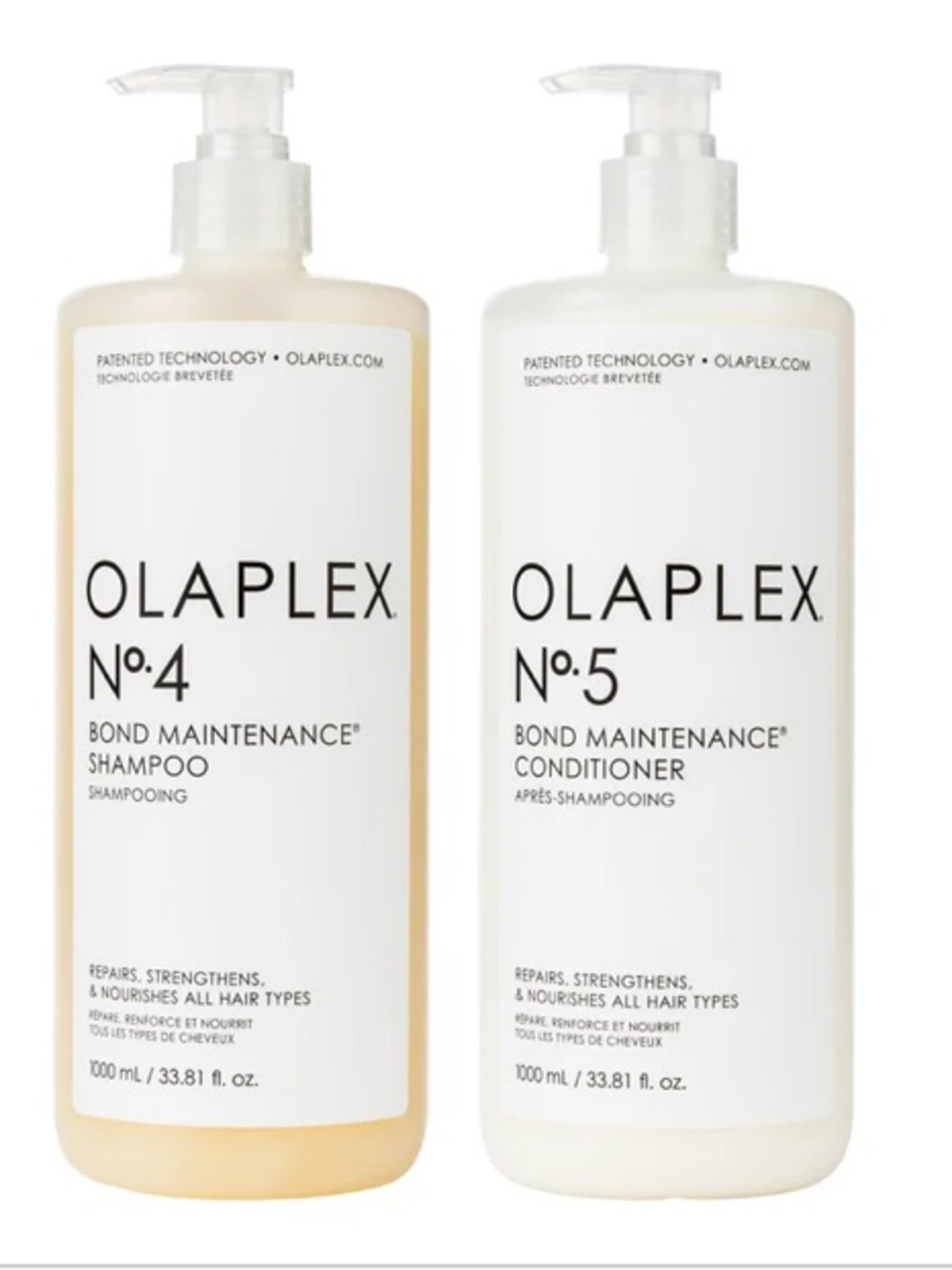 OLAPLEX No.4 Bond Maintenance Shampoo & No.5 Conditioner